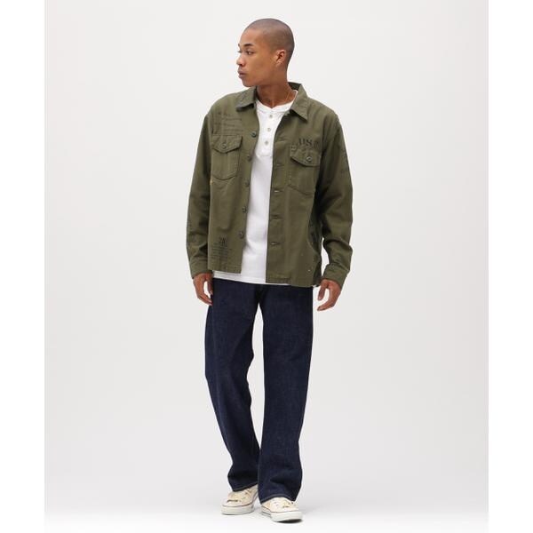 アヴィレックス（AVIREX）/AGED LOOK L／S UTILITY SHIRT_2