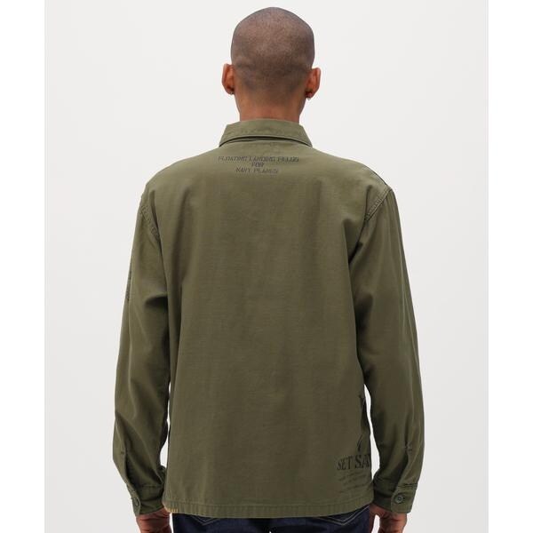 アヴィレックス（AVIREX）/AGED LOOK L／S UTILITY SHIRT_4