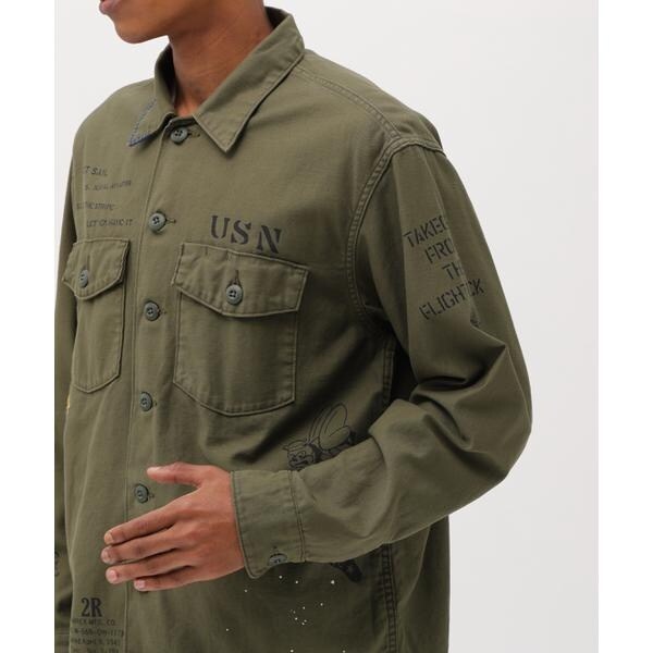 アヴィレックス（AVIREX）/AGED LOOK L／S UTILITY SHIRT_6