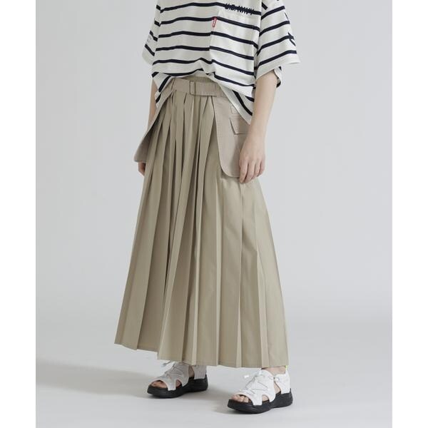 アヴィレックス（AVIREX）/MILITARY POCKET BELT POUCH PLEATED SKIRT_3