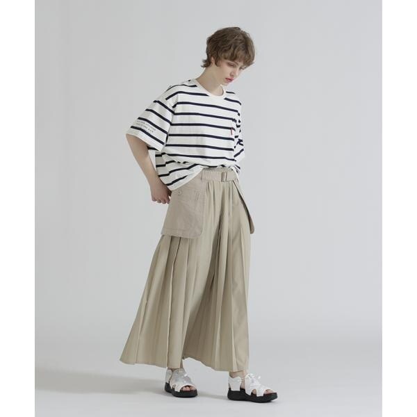 アヴィレックス（AVIREX）/MILITARY POCKET BELT POUCH PLEATED SKIRT_5