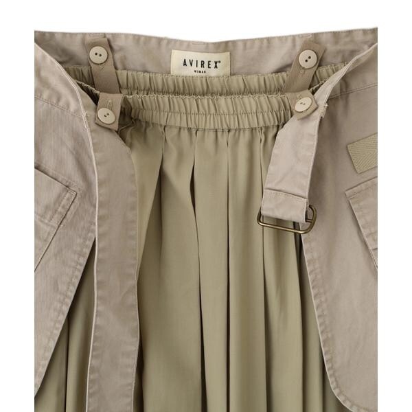 アヴィレックス（AVIREX）/MILITARY POCKET BELT POUCH PLEATED SKIRT_11