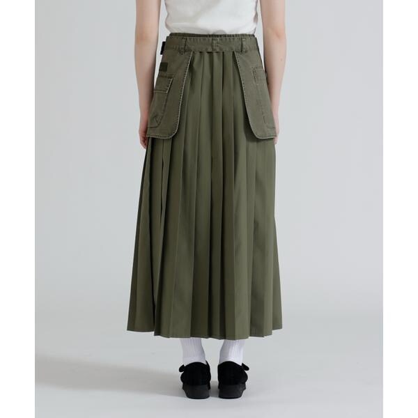 アヴィレックス（AVIREX）/MILITARY POCKET BELT POUCH PLEATED SKIRT_16