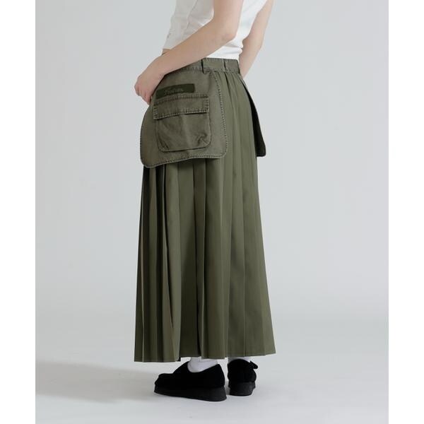 アヴィレックス（AVIREX）/MILITARY POCKET BELT POUCH PLEATED SKIRT_17