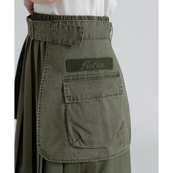 アヴィレックス（AVIREX）/MILITARY POCKET BELT POUCH PLEATED SKIRT_19