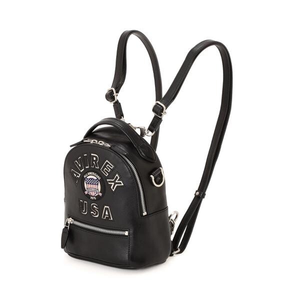 アヴィレックス（AVIREX）/《直営店限定》VARSITY LEATHER MINI BACKPACK／AVX 5653_10