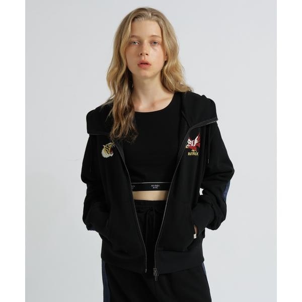 アヴィレックス（AVIREX）/《SOUVENIR COLLECTION》WOMAN／SATIN SKA COMBI PARKA