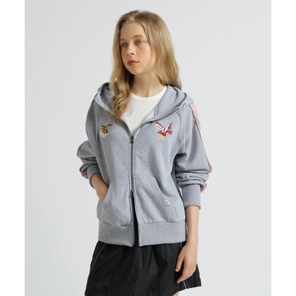 アヴィレックス（AVIREX）/《SOUVENIR COLLECTION》WOMAN／SATIN SKA COMBI PARKA