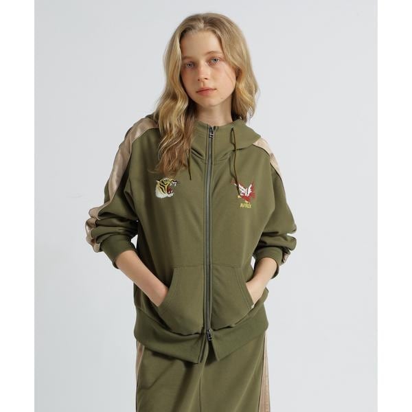アヴィレックス（AVIREX）/《SOUVENIR COLLECTION》WOMAN／SATIN SKA COMBI PARKA