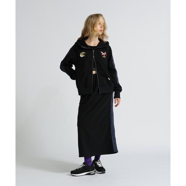 アヴィレックス（AVIREX）/《SOUVENIR COLLECTION》WOMAN／SATIN SKA COMBI PARKA