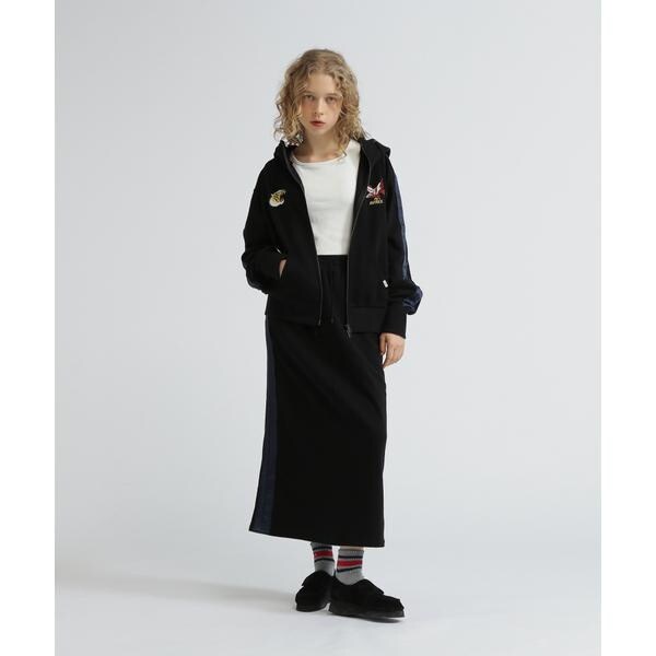 アヴィレックス（AVIREX）/《SOUVENIR COLLECTION》WOMAN／SATIN SKA COMBI PARKA
