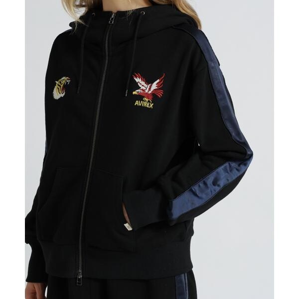 アヴィレックス（AVIREX）/《SOUVENIR COLLECTION》WOMAN／SATIN SKA COMBI PARKA
