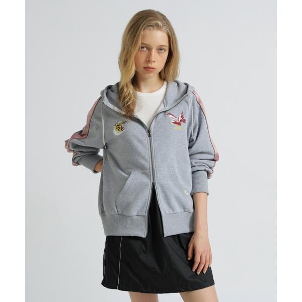 アヴィレックス（AVIREX）/《SOUVENIR COLLECTION》WOMAN／SATIN SKA COMBI PARKA