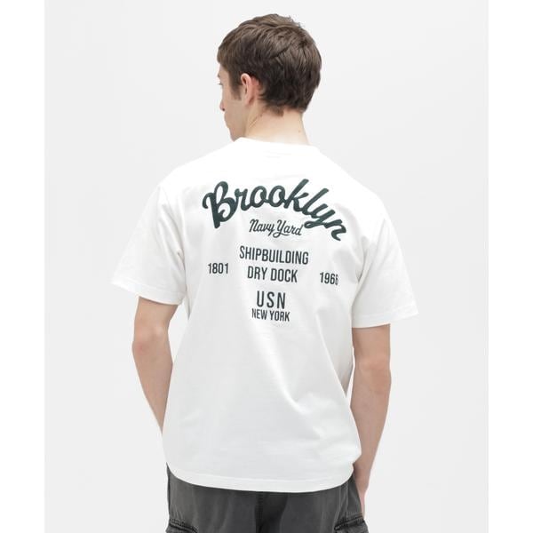 アヴィレックス（AVIREX）/S／S EMB． T−SHIRT ”Brooklyn”