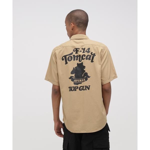アヴィレックス（AVIREX）/《WEB&DEPOT限定》S／S TOM CAT SILHOUETTE SHIRT_2