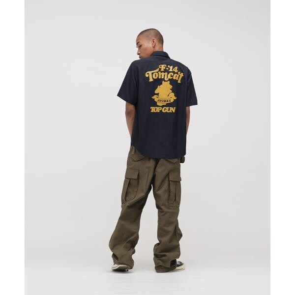 アヴィレックス（AVIREX）/《WEB&DEPOT限定》S／S TOM CAT SILHOUETTE SHIRT_4