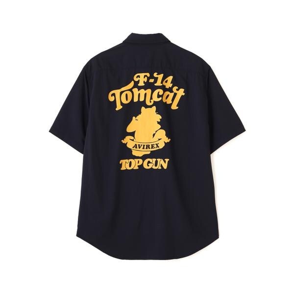 アヴィレックス（AVIREX）/《WEB&DEPOT限定》S／S TOM CAT SILHOUETTE SHIRT_6
