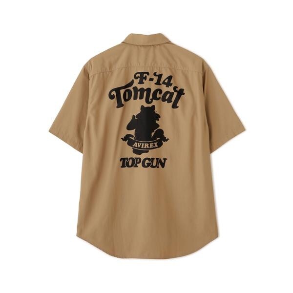 アヴィレックス（AVIREX）/《WEB&DEPOT限定》S／S TOM CAT SILHOUETTE SHIRT_12
