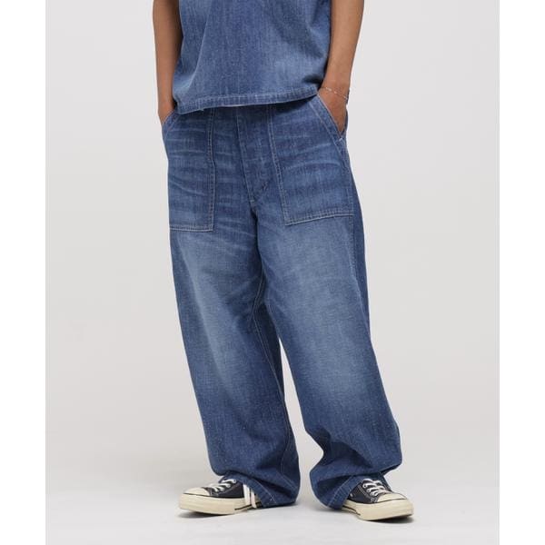【NEW】アヴィレックス（AVIREX）/《AVIREX × UNIVERSAL OVERALL》NAVY POSTAL DENIM PANT