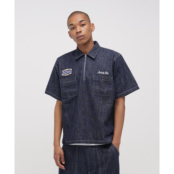 【NEW】アヴィレックス（AVIREX）/《AVIREX × UNIVERSAL OVERALL》NAVY POSTAL HALF ZIP S_2