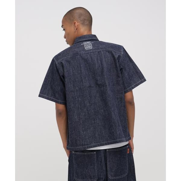 【NEW】アヴィレックス（AVIREX）/《AVIREX × UNIVERSAL OVERALL》NAVY POSTAL HALF ZIP S_3
