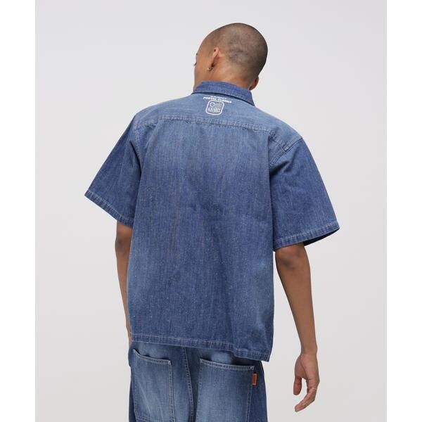 【NEW】アヴィレックス（AVIREX）/《AVIREX × UNIVERSAL OVERALL》NAVY POSTAL HALF ZIP S_9