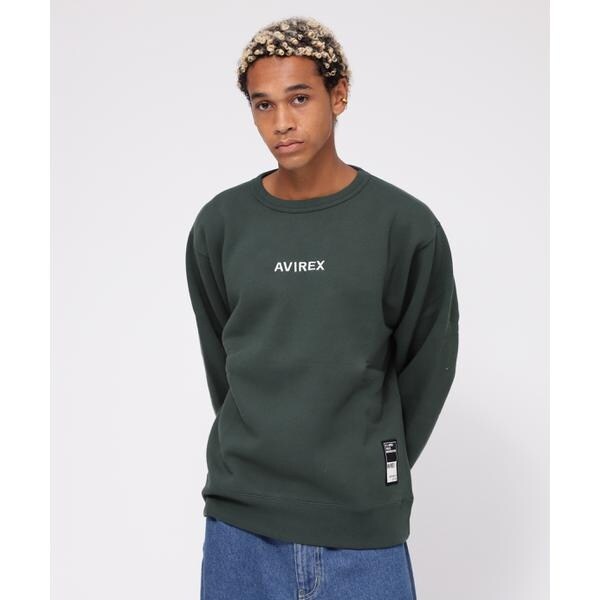 アヴィレックス（AVIREX）/《WEB&DEPOT限定》LOGO CREW SWEAT