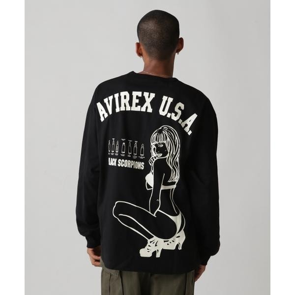 アヴィレックス（AVIREX）/《WEB&DEPOT限定》BLACK SCORPIONS LONGSLEEVE T−SHIRT 6,105円