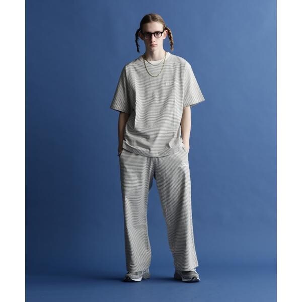 ショット（Schott）/BLIND STRIPE T−SHIRT／ブラインドストライプ T 