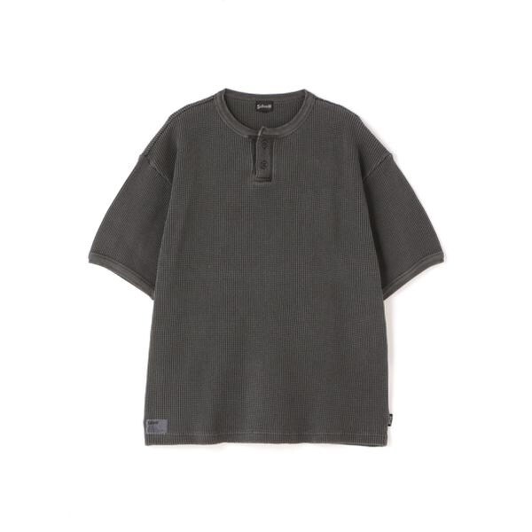 THERMAL PIGMENT O／D HENLEY NECK T-SHIRT／サーマル オーバーダ THERMAL PIGMENT O/D HENLEY NECK T-SHIRT/サーマル オーバー