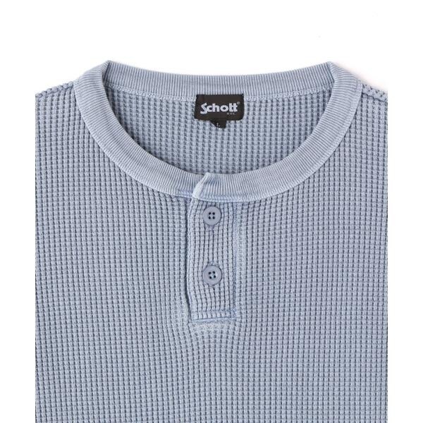 THERMAL PIGMENT O／D HENLEY NECK T-SHIRT／サーマル オーバーダ THERMAL PIGMENT O/D HENLEY NECK T-SHIRT/サーマル オーバー
