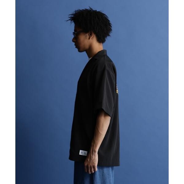 ショット（Schott）/EMB． TC SHIRT BARBER／刺繍シャツ ”バーバーロゴ