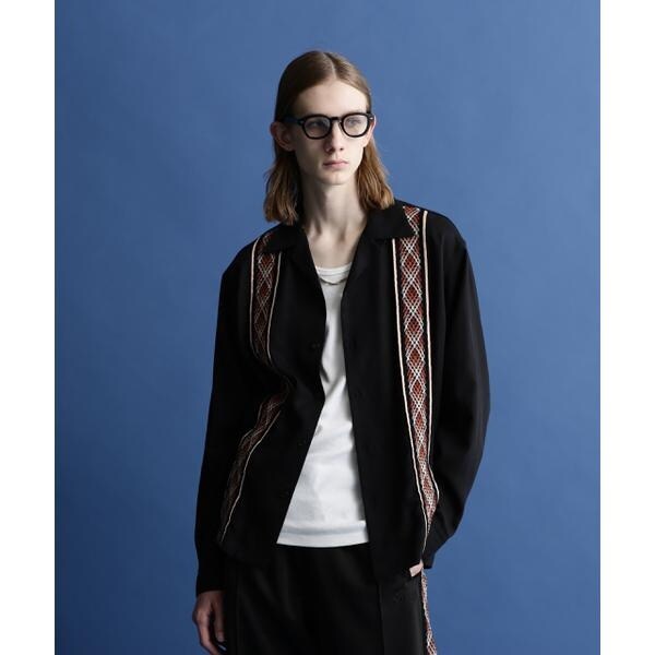 ショット（Schott）/LINE 2TONE LS SHIRT／ライン 2トーン シャツの通販は