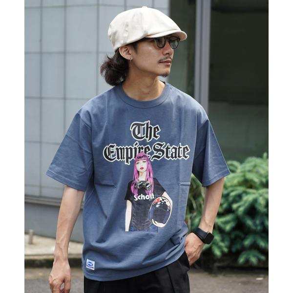 ショット（Schott）/T−SHIRT EMPIRE STATE GIRL／Tシャツ ”エンパイア