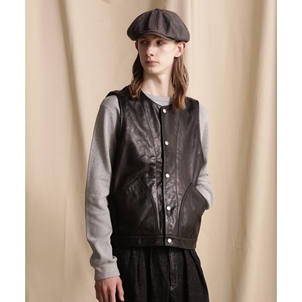 ショット（Schott）/GOAT LEATHER VEST／ゴートレザー ベスト