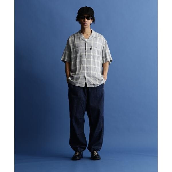 ショット（Schott）/OMBRE PLAID SS SHIRT／オンブレ チェック