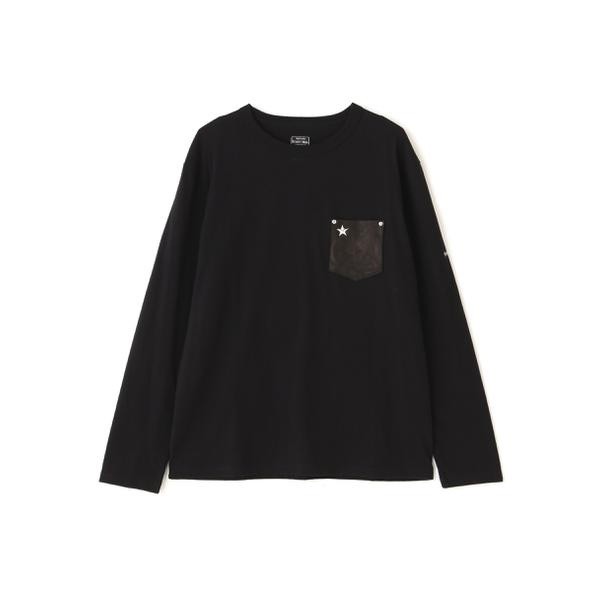 ショット（Schott）/ LETHER POKET LS TEE／レザーポケット ロング