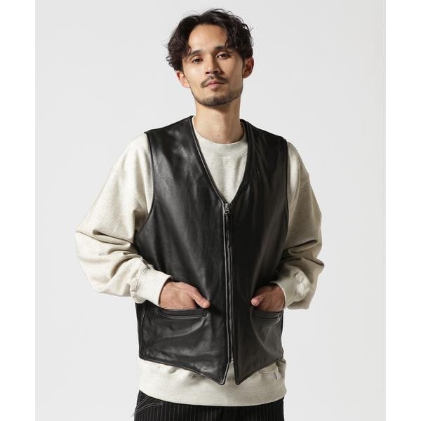 ショット（Schott）/193V LEATHER VEST／レザーベスト