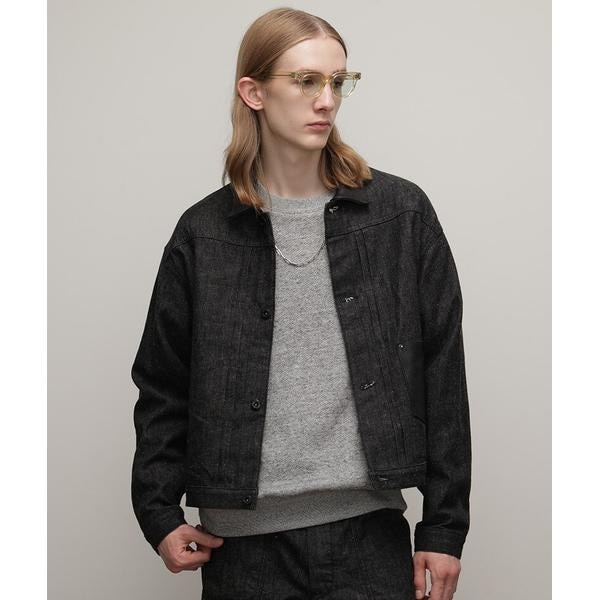 ショット（Schott）/DENIM LEATHER COMBI G−JACKET ”BULKY”／デニム レザーコンビ Gジ