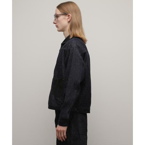 ショット（Schott）/DENIM LEATHER COMBI G−JACKET ”BULKY”／デニム レザーコンビ Gジ