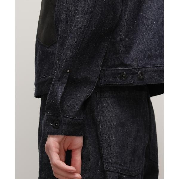 ショット（Schott）/DENIM LEATHER COMBI G−JACKET ”BULKY”／デニム レザーコンビ Gジ