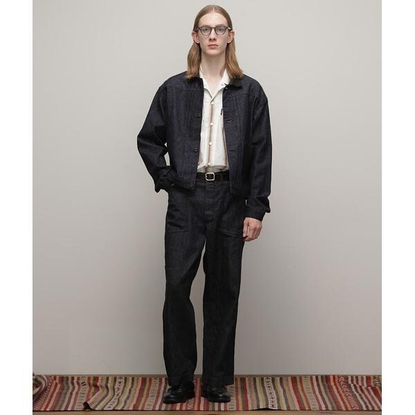 ショット（Schott）/DENIM LEATHER COMBI G−JACKET ”BULKY”／デニム レザーコンビ Gジ