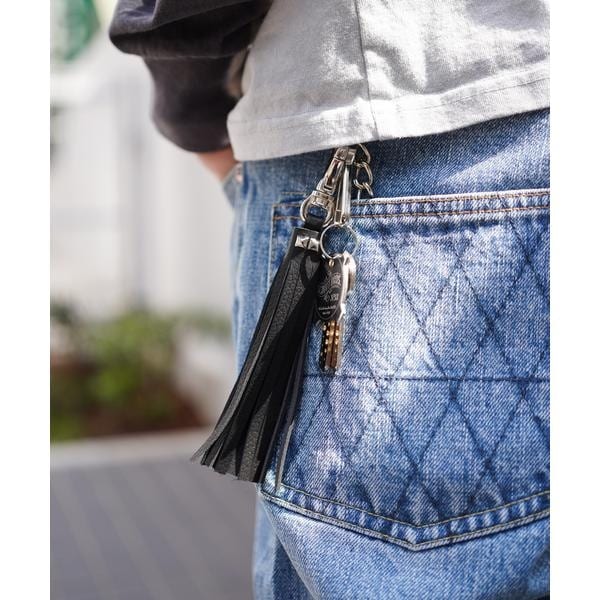 ショット（Schott）/LEATHER FRINGE KEY HOLDER／レザーフリンジ キーホルダー