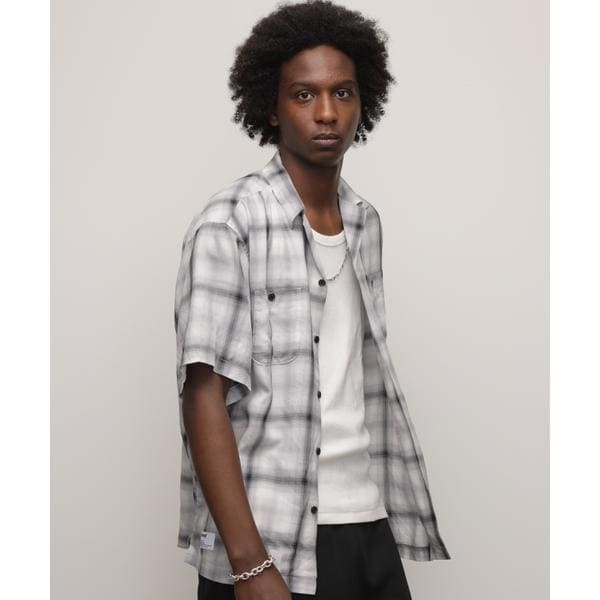 ショット（Schott）/OMBRE CHECK SHIRT／オンブレチェックシャツ