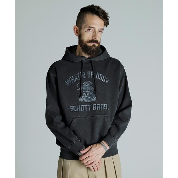 ショット（Schott）/HOODED SWEAT FLOCKY CHILL ROTTWEILER／フロッキー チルロットワイの通販は