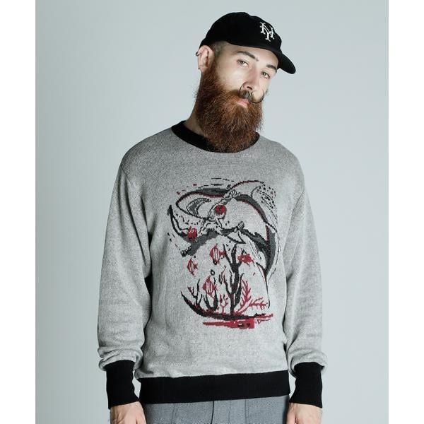 ショット（Schott）/50S OVER SIZE KNIT SHARK／50’s オーバーサイズニット シャーク