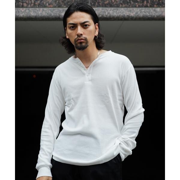 ショット（Schott）/2PACK LS HENLEY NECK T−SHIRT／2パック ヘンリーネック ロンT