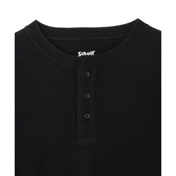 ショット（Schott）/2PACK LS HENLEY NECK T−SHIRT／2パック ヘンリーネック ロンT
