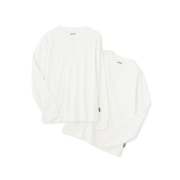 ショット（Schott）/2PACK LS HENLEY NECK T−SHIRT／2パック ヘンリーネック ロンT
