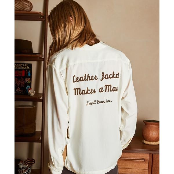 ショット（Schott）/BOWLING SHIRT’LEATHER JACKET MAKES A MAN／ボーリングシャツ